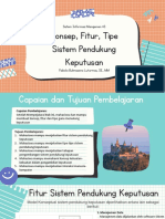 Konsep, Fitur, Tipe Sistem Pendukung Keputusan