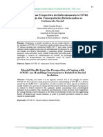 Saúde mental e estratégias de enfrentamento durante a pandemia