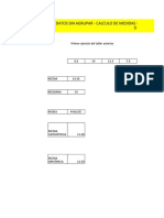 Medidas de Posición y de Dispersión Usando Excel