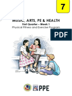 PE7 q1 Melc3 Physicalfitnessandexerciseprogram Week-1