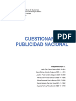 Cuestionario Caso Publicidad Nacional