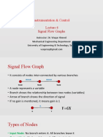 Lecture 6 (Signal Flow Graphs)