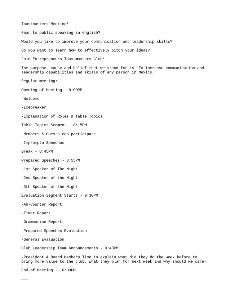 Hablar En Público En Inglés Sin Miedo Pdf