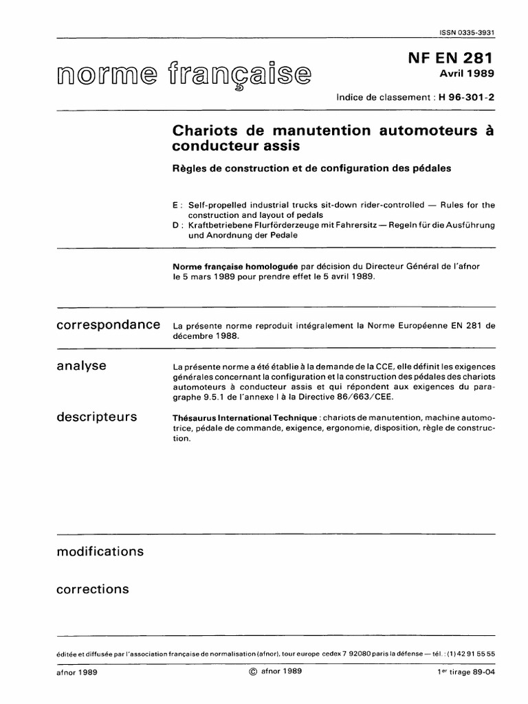 En 281 | PDF