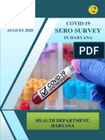 Haryana COVID-19 Sero Survey Finds 8% Positivity, High Variation Across Districts