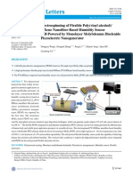 Electrospinning of Flexible Poly (Vinyl Alcohol) / MXene Nanofiber Based Humidity Sensor Self Powered by Monolayer Molybdenum Diselenide Piezoelectric Nanogenerator