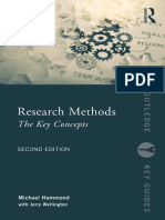 (Routledge Key Guides) Michael Hammond, Jerry Wellington - Research Methods - The Key Concepts-Routledge (2020)