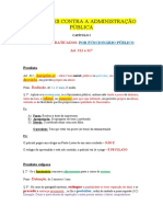 Crimes contra Administração Pública