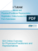 Sdi Online Tutorial For Physician Practitioners