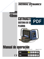 DocLib - 6086 - CUTMASTER 35mm 40mm Operating Manual - Spanish (0-5118S) - April2012