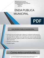 Principios y sistemas de la hacienda pública municipal