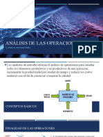 Análisis de operaciones para mejorar productividad