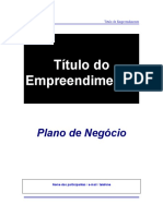 Plano de Neg Cios Modelo Sebrae