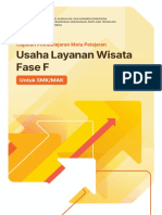 CP Mata Pelajaran Usaha Layanan Wisata