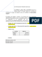 Proceso Formación Colombo Americano 12 Niveles Inglés