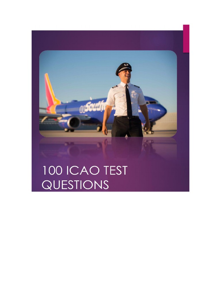 100 ICAO Test Questions PDF