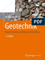 Geotechnik - Bodenmechanik, Grundbau Und Tunnelbau (2019, Springer Berlin Heidelberg, Springer Vieweg) - Dimitrios Kolymbas