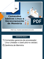 SOs - Aula 04 - Comandos Linux e Gerencia de Memoria