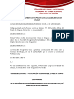 Código de Elecciones Y Participación Ciudadana Del Estado de Chiapas