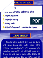 01-Chuong 1 - Mo Dau - Cac Dai Luong Dien