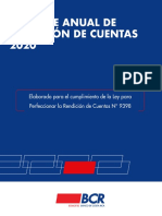 BCR Informe de Rendición de Cuentas 2020