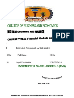 Article Reivew of Financial Institution & Market Edited