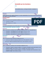 Cour Généralité Sur Les Fonctions