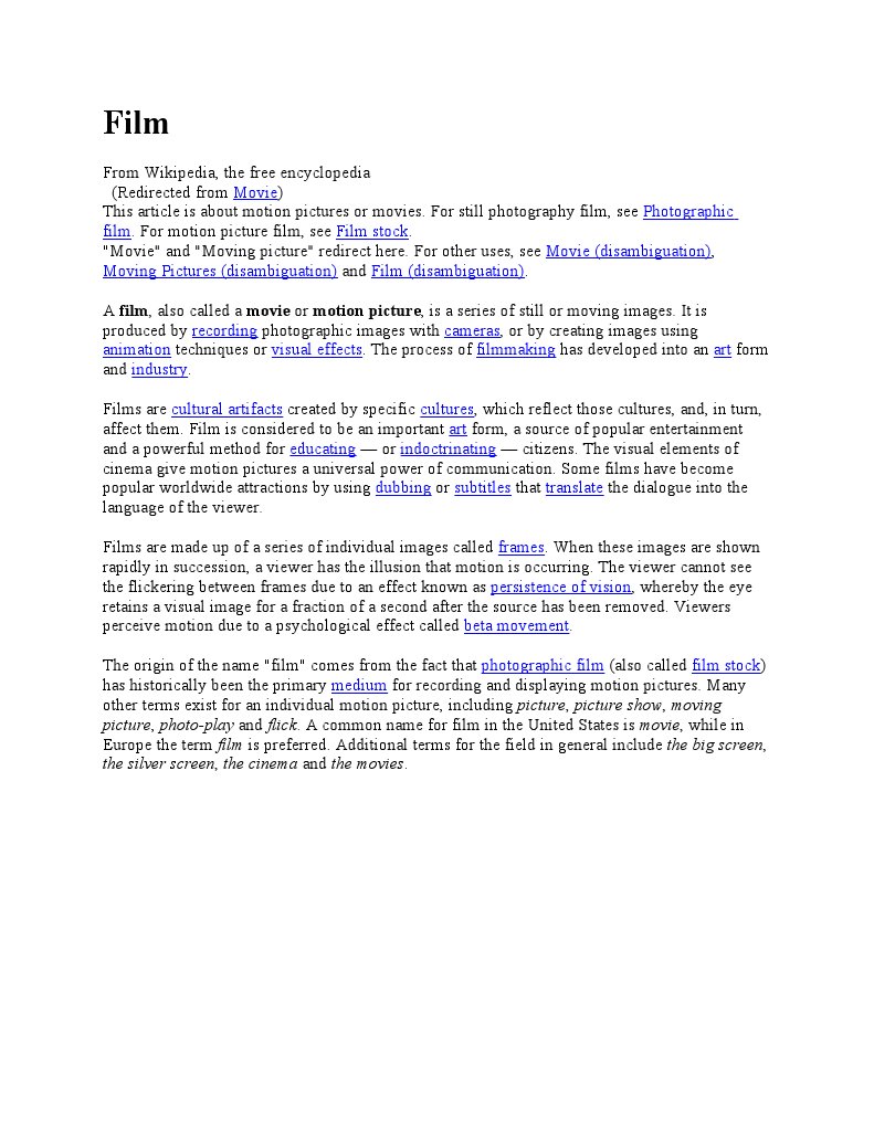 Understanding Film and Motion Pictures | PDF