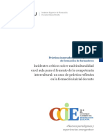 Santibáñez Et Al. (2022) - Incidentes Críticos Sobre Multiculturalidad en El Aula para El Fomento de La Competencia Interculrural. Un Caso de Práctica Reflexiva en La FID