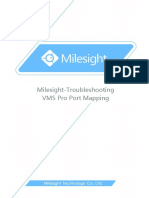 Milesight Troubleshooting VMS Pro Port Mapping