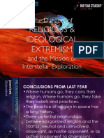 The Dangers of Religious & Ideological Extremism and The Mission of Interstellar Exploration