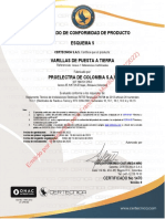 Certificado de Producto Varillas Del SPT