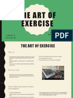 The Art of Exercise