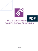 FSM Environment and Configuration Guidelines