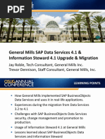 0407 General Mills SAP Data Services 41 & Information Steward 41 Upgrade & Migration