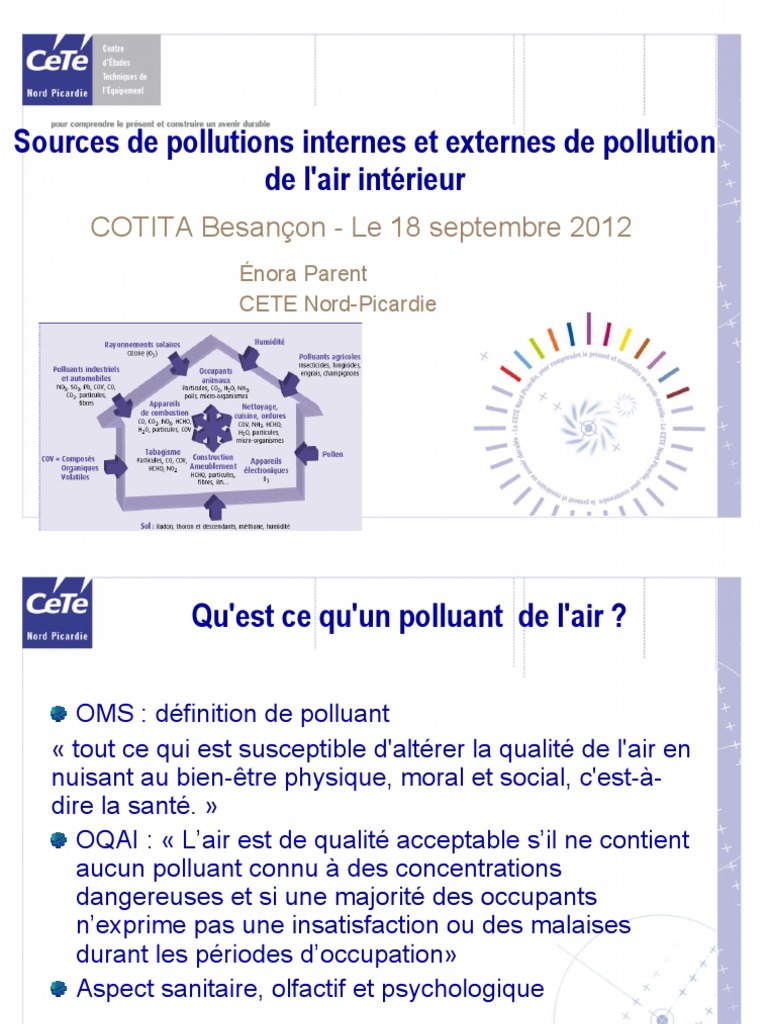 Sources de pollution de l'air intérieur | PDF | Pollution de l'air ...