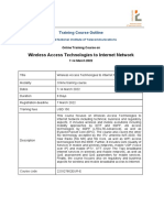 2022 - 2-Course Outline - Wireless - Access - Technologies - To - Internet - Network-U...