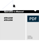 Operator's Manual for Rough Terrain Forklift with Maintenance Information