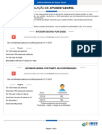 Simulação INSS aposentadoria