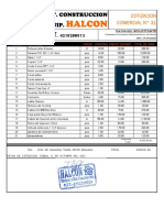 PROFORMA MATERIALES PVC NANAWA PIZZA LIC. YUKARI