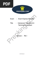 Prepking EE0-065 Exam Questions