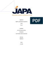 Asignatura-Algebra y Geometria para Ingenieros-Tarea 1