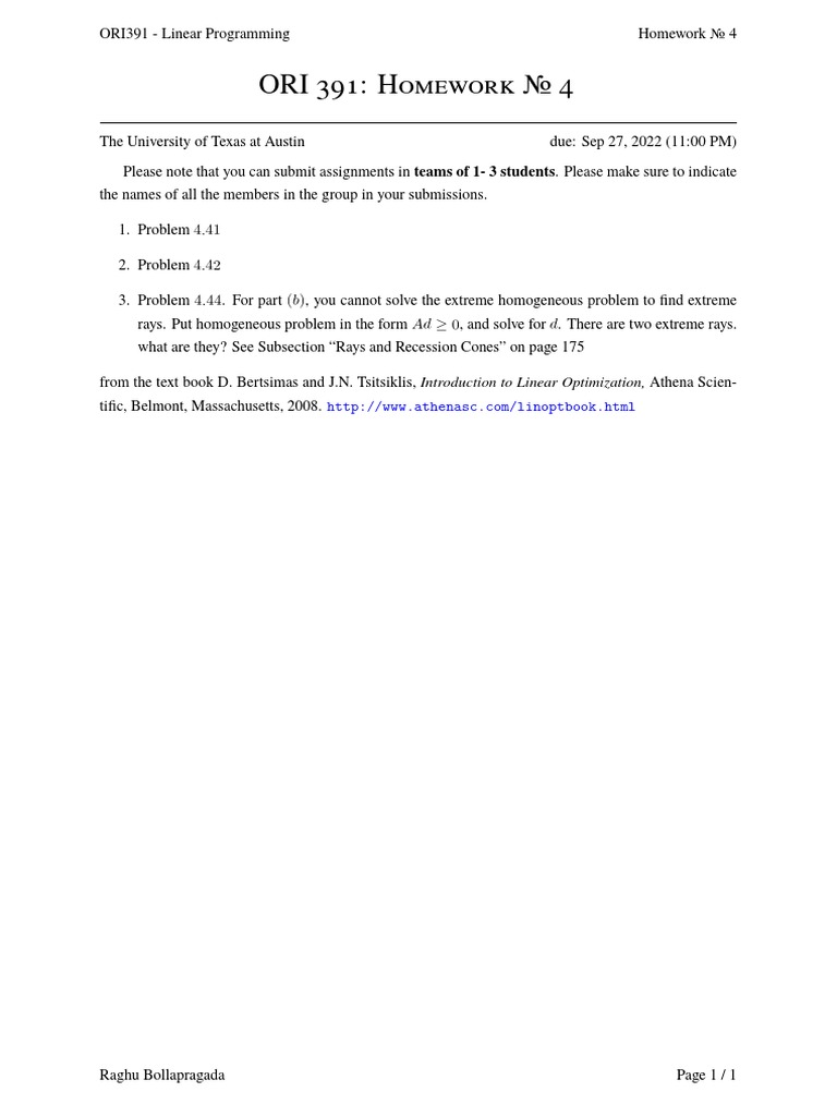Homework 4 | PDF
