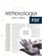 Técnica de reflexologia das mãos