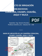 Proyecto de Irrigación Ancascocha - Coracora, Chumpi, Chaviña, Jaqui y Yauca