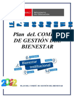 Plan de Comite de Gestión Del Bienestar