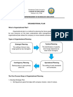 Organizational Plan