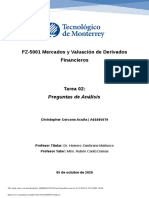 FZ-5001 Mercados y Valuación de Derivados Financieros: Preguntas de Análisis