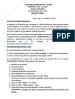 Reinscripción Secundaria Online