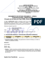 Lógica cuantificacional: predicados, cuantificadores y reglas de inferencia